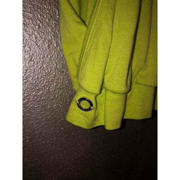 Bluefish Sport Desire Sporty Athletic GorpCore Green Apple Zipper Vest Top M/L - Picture 3 of 9